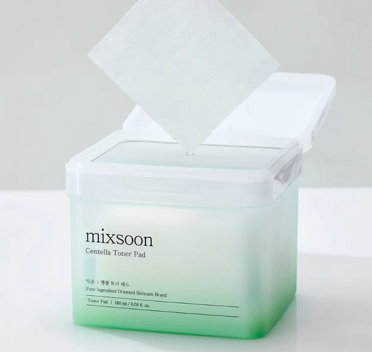 Mixsoon Centella Toner Pads – Soothing & Hydrating Korean Toner Pads