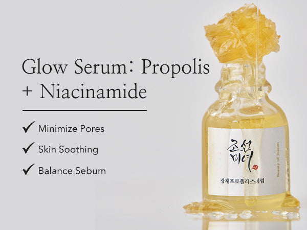 Beauty of Joseon Glow Serum – Propolis + Niacinamide (30 ml + 10 ml Free) – Brightening & Pore-Refining Serum