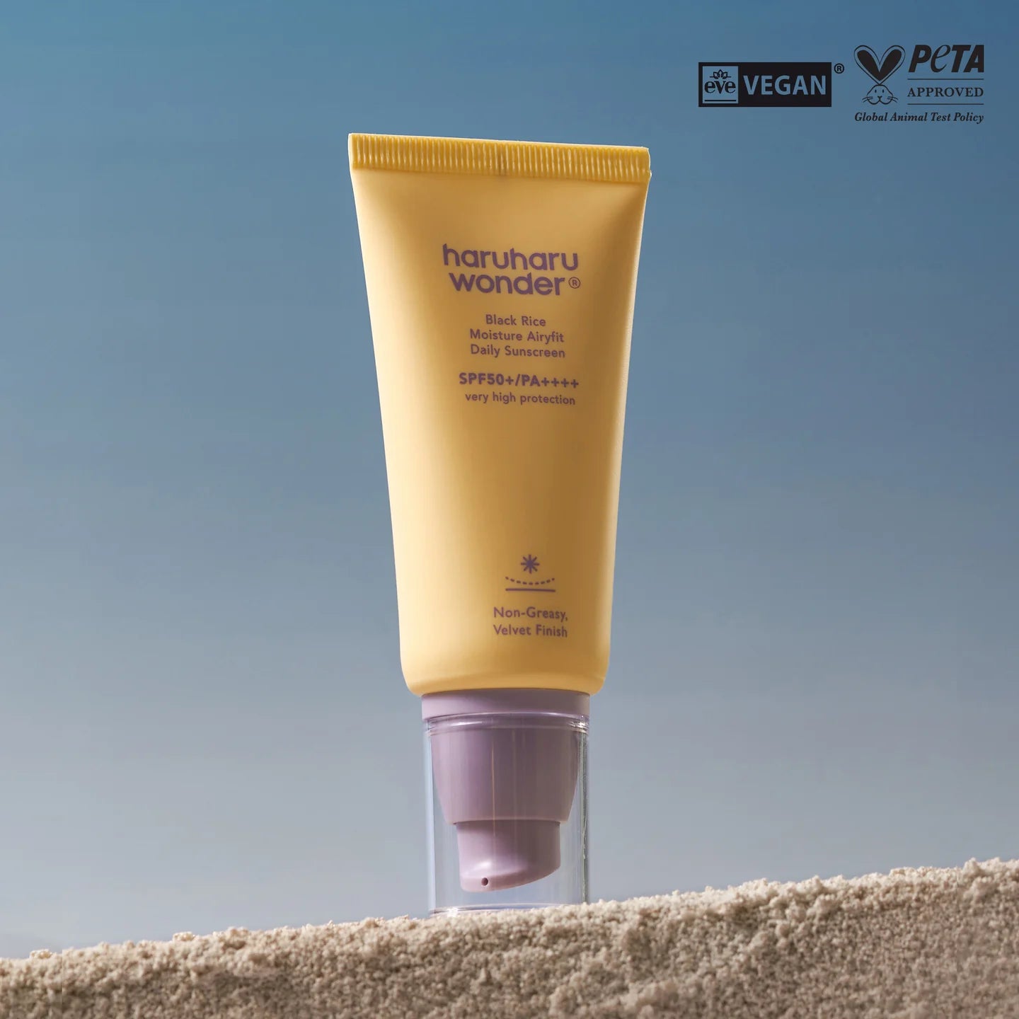 Haruharu Wonder Black Rice Moisture Airyfit Daily Sunscreen SPF 50+ PA++++ – Lightweight Hydrating Protection