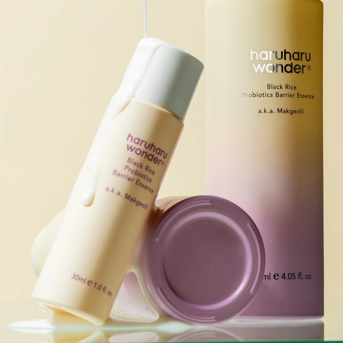 Haruharu Wonder Black Rice Probiotics Barrier Essence 120 ml – Milky Barrier Essence for Skin Repair