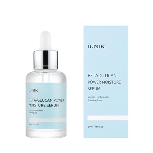 iUNIK Beta Glucan Power Moisture Serum 50 ml – Deep Hydrating K-Beauty Serum for Sensitive Skin