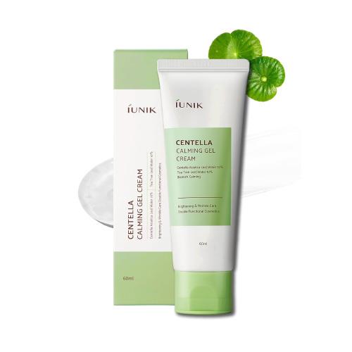 iUNIK Centella Calming Gel Cream 60 ml – Lightweight Soothing Moisturizer for Sensitive Skin