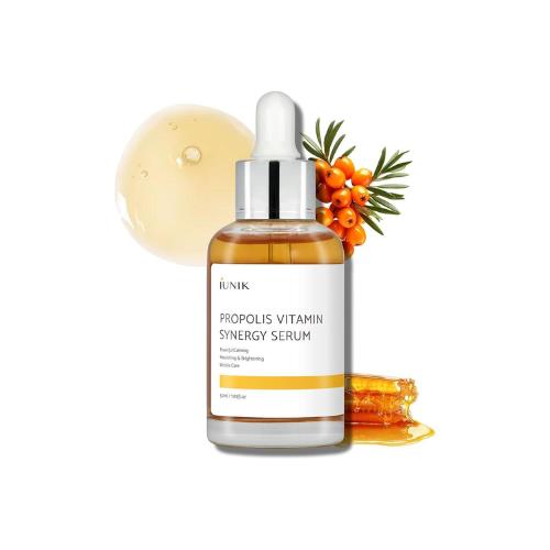 iUNIK Propolis Vitamin Synergy Serum 50 ml – Brightening & Nourishing Korean Serum for Sensitive Skin