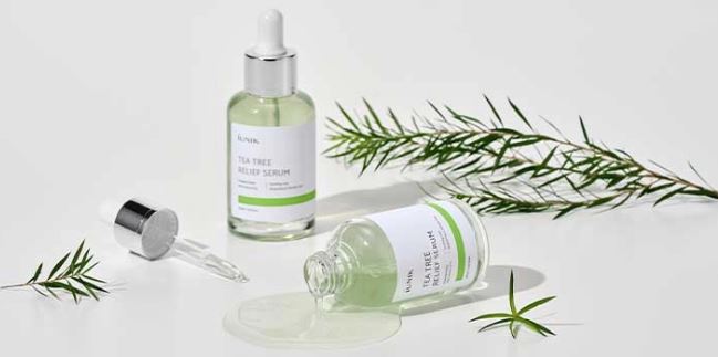 iUNIK Tea Tree Relief Serum 50 ml – Soothing K-Beauty Serum for Acne and Sensitive Skin