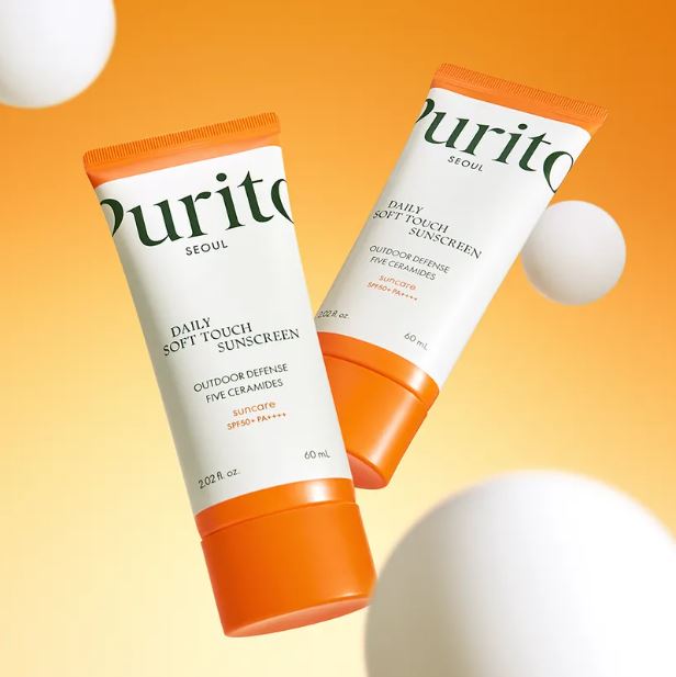 PURITO SEOUL Daily Soft Touch Sunscreen 60 ml – Lightweight Mineral SPF 50+ for Sensitive Skin