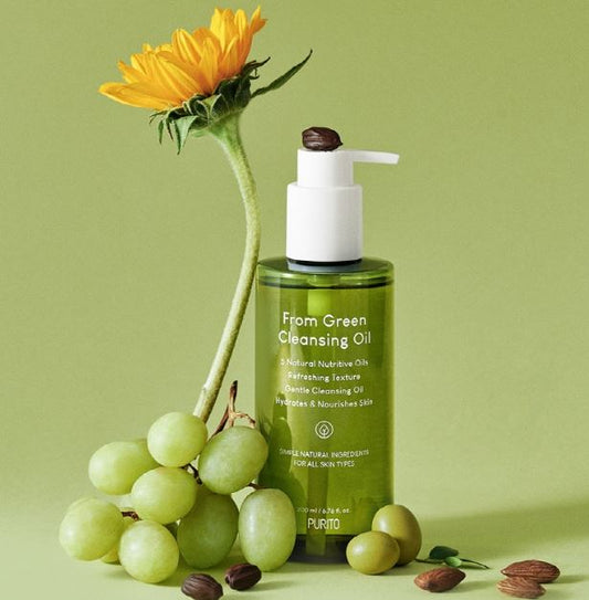 PURITO SEOUL From Green Cleansing Oil 200 ml – Gentle Vegan Makeup Remover for Sensitive Skin