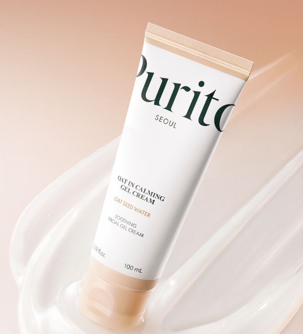 PURITO SEOUL Oat-in Calming Gel Cream 100 ml – Lightweight Soothing Moisturizer for Sensitive Skin