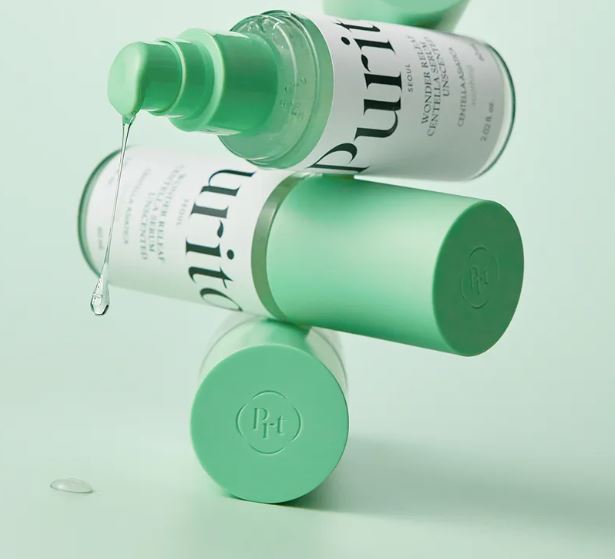 PURITO SEOUL Wonder Releaf Centella Serum Unscented 60 ml – Soothing & Barrier Repair Serum for Sensitive Skin