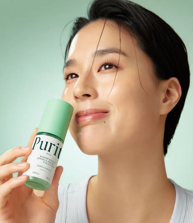 PURITO SEOUL Wonder Releaf Centella Serum Unscented 60 ml – Soothing & Barrier Repair Serum for Sensitive Skin